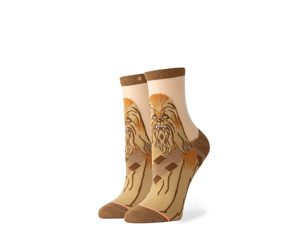 Calcetin Stance Star Wars Chewbacca Monofilament Mujer Café