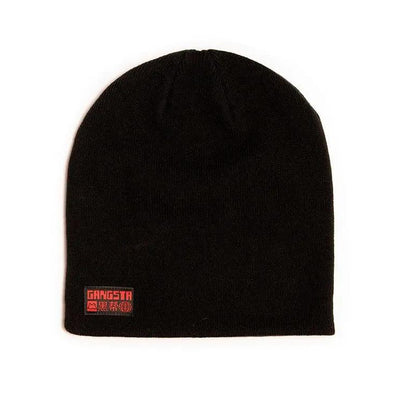 Beanie Gangsta Single Unisex Negro