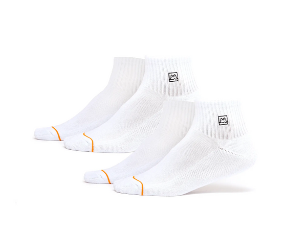 Calcetin Corto Gangsta Ankle Corto 2 pack Unisex Blanco