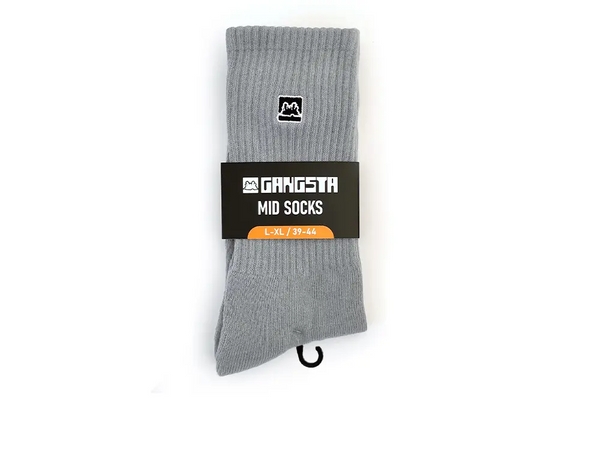 Calcetin Gangsta Mid Icon Unisex Gris Gangsta