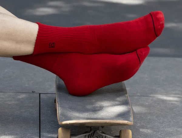 Calcetin Gangsta Mid Icon Unisex Rojo Gangsta