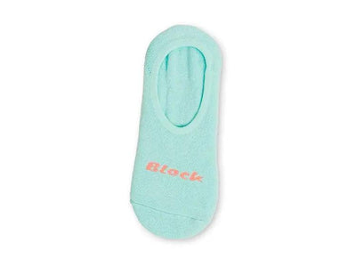 Calcetin Invisible Block No Show Unisex Aqua