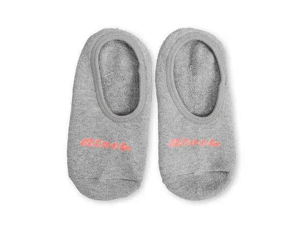 Calcetin Invisible Block No Show Unisex Gris Melange