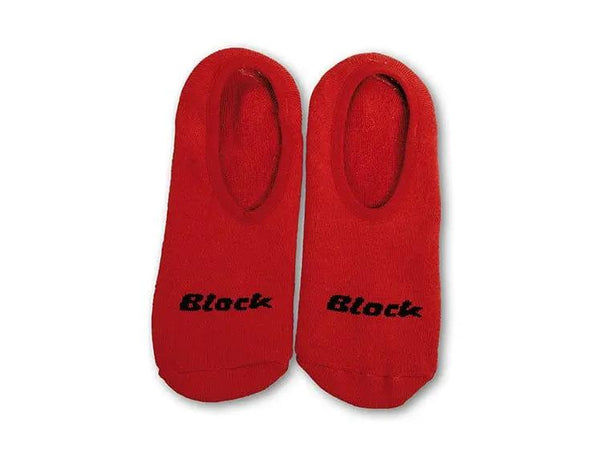 Calcetin Invisible Block No Show Unisex Rojo