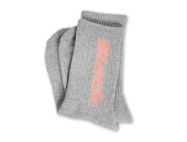 Calcetin Largo Block Unisex Gris Melange