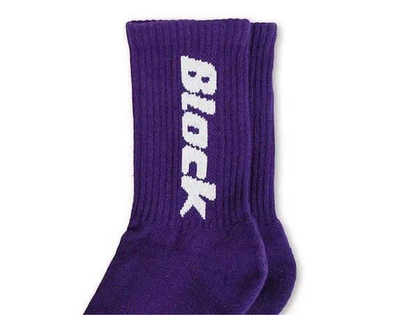 Calcetin Largo Block Unisex Morado