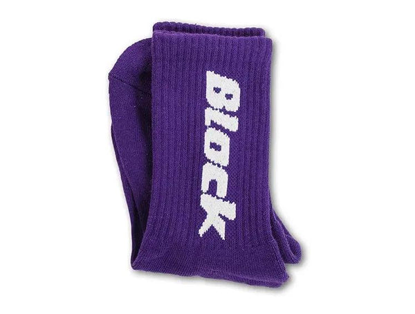Calcetin Largo Block Unisex Morado