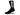 Calcetin Largo Block Unisex Negro