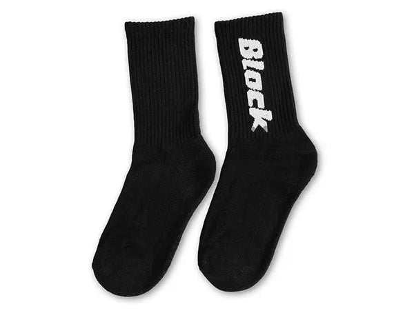 Calcetin Largo Block Unisex Negro