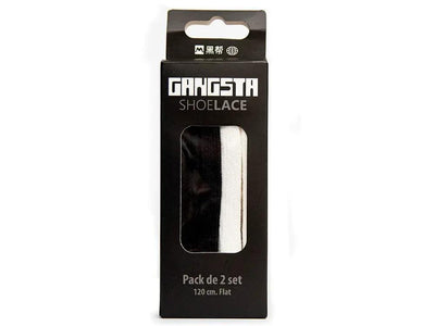 Cordones Gangsta Corp Unisex Negro