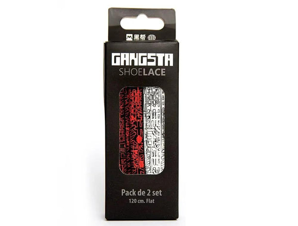 Cordones Gangsta  History Unisex Blanco