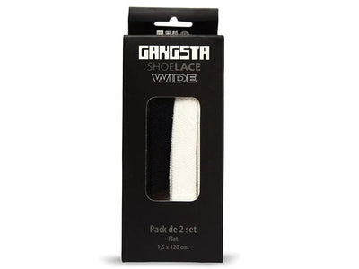 Cordones Gangsta SL Wide black-white