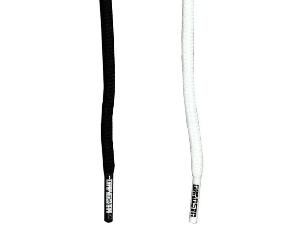 Cordones Gangsta Sl Round 2 Unisex Negro-Blanco
