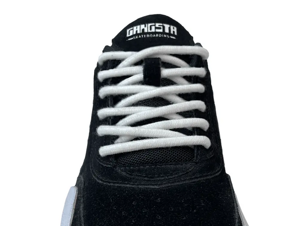 Cordones Gangsta Sl Round 2 Unisex Negro-Blanco