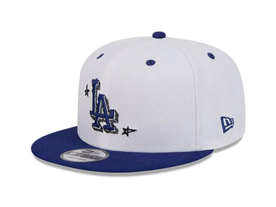 Jockey New Era 950 Los Angeles Dodgers MLB Official Doodles Unisex Blanco