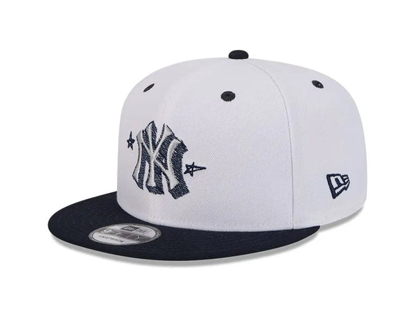 Jockey New Era 950 New York Yankees MLB Official Doodles Unisex Blanco