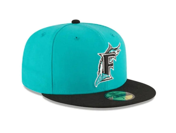 Jockey New Era Mlb 5950 Wool Ws Florida Marlins 1997 Unisex Celeste