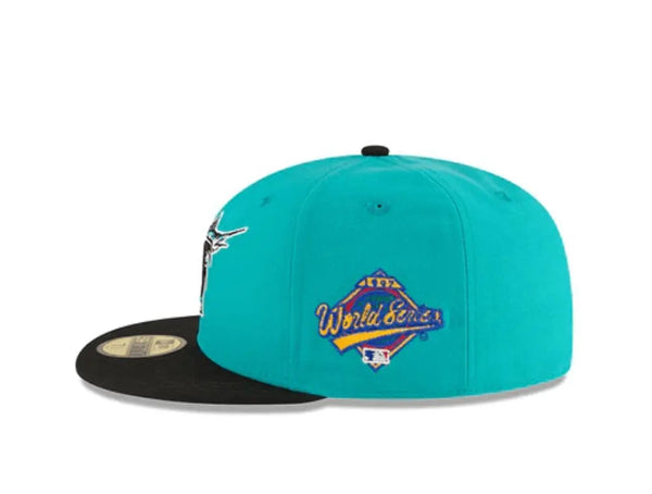 Jockey New Era Mlb 5950 Wool Ws Florida Marlins 1997 Unisex Celeste