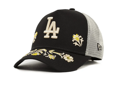 Jockey New Era Mlb 940 Los Angeles Dodgers Unisex Floral Negro