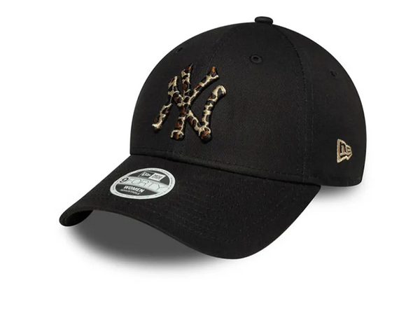 Jockey New Era Mlb 940 New York Yankees Leopard Infill Mujer Negro