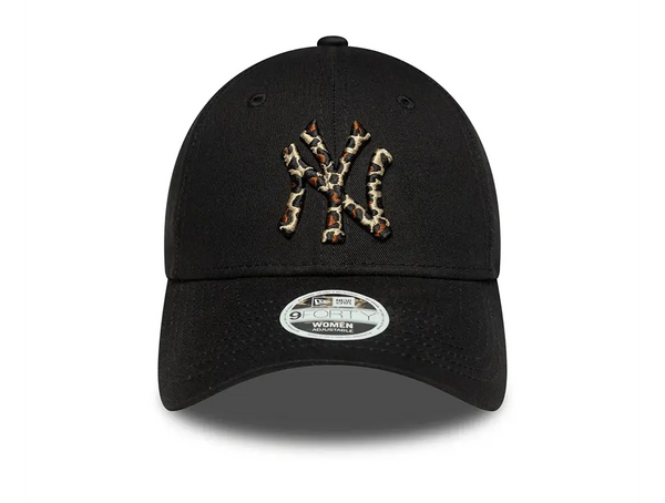 Jockey New Era Mlb 940 New York Yankees Leopard Infill Mujer Negro