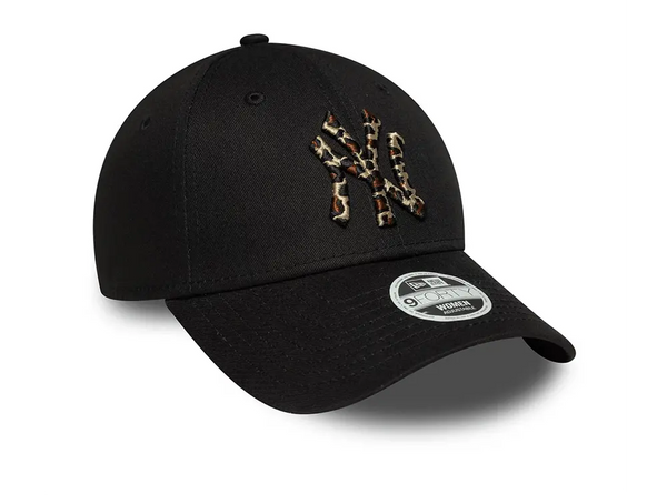 Jockey New Era Mlb 940 New York Yankees Leopard Infill Mujer Negro