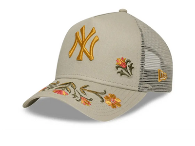 Jockey New Era Mlb 940 New York Yankees Unisex Floral Beige