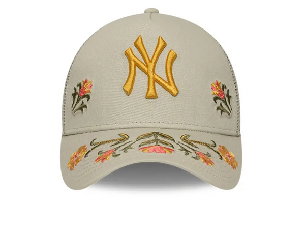 Jockey New Era Mlb 940 New York Yankees Unisex Floral Beige