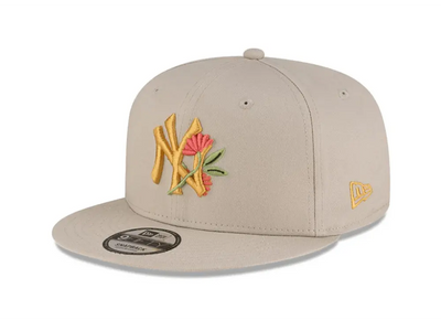 Jockey New Era Mlb 950 New York Yankees Unisex Floral Beige