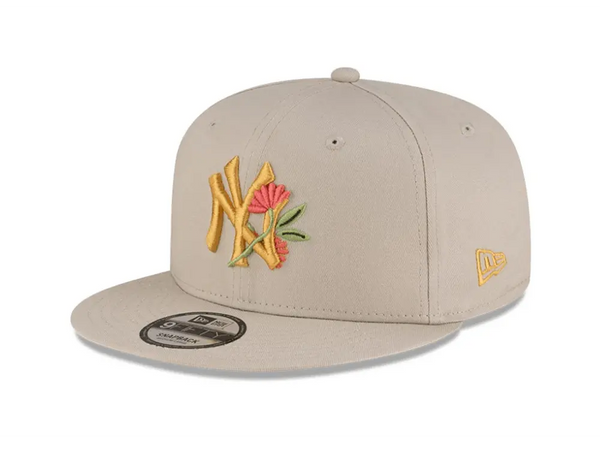 Jockey New Era Mlb 950 New York Yankees Unisex Floral Beige
