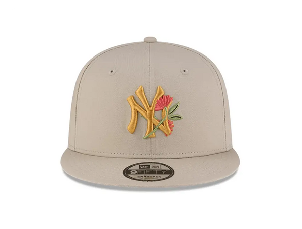 Jockey New Era Mlb 950 New York Yankees Unisex Floral Beige