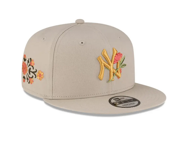 Jockey New Era Mlb 950 New York Yankees Unisex Floral Beige