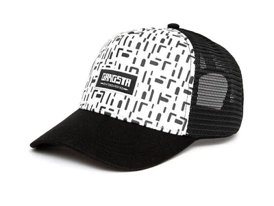 Jockey Trucker Gangsta Letters Unisex Blanco