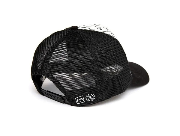 Jockey Trucker Gangsta Letters Unisex Blanco