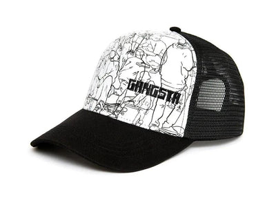 Jockey Trucker Gangsta Silouete Unisex Blanco