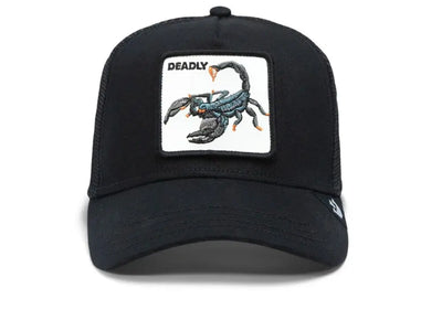Jockey Trucker Goorin Bros Deadliest Scorpion Unisex Negro