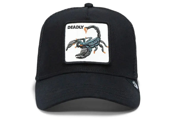 Jockey Trucker Goorin Bros Deadliest Scorpion Unisex Negro