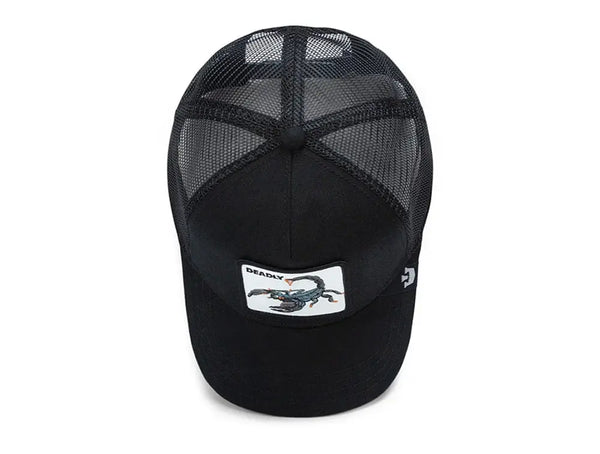 Jockey Trucker Goorin Bros Deadliest Scorpion Unisex Negro