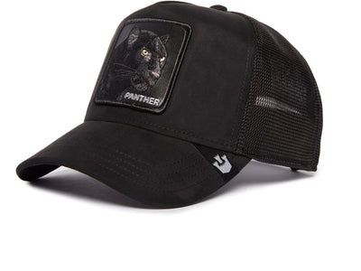Jockey Trucker Goorin Bros The Suede Panther Unisex Negro