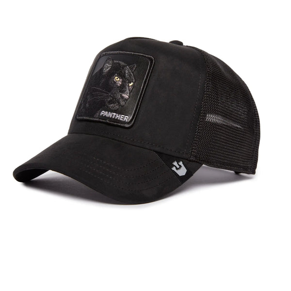 Jockey Trucker Goorin Bros The Suede Panther Unisex Negro