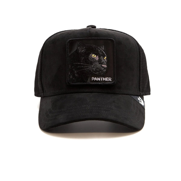 Jockey Trucker Goorin Bros The Suede Panther Unisex Negro