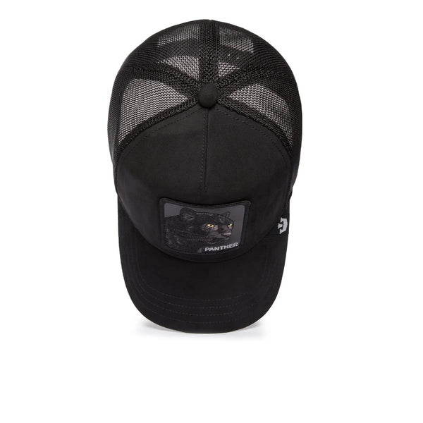 Jockey Trucker Goorin Bros The Suede Panther Unisex Negro
