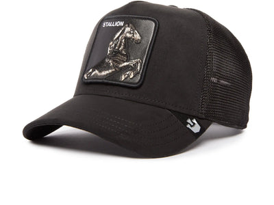 Jockey Trucker Goorin Bros The Suede Stallion Unisex Negro