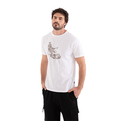 Polera Converse Esqueleto Unisex Blanco