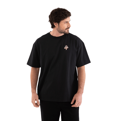 Polera Converse Oversize Mushroom Unisex Negro