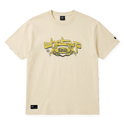 Polera Manga Corta Whatup Hombre Beige