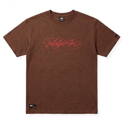 Polera Manga Corta Whatup Hombre Café