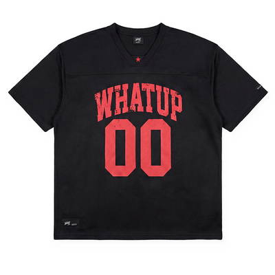 Polera Manga Corta Whatup Hombre Negro