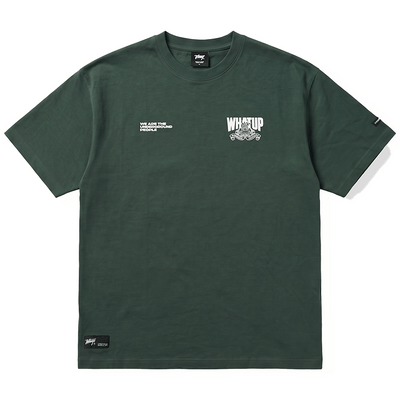 Polera Manga Corta Whatup Hombre Verde