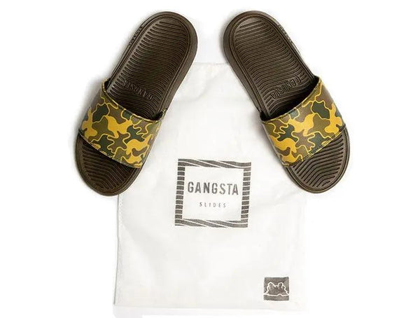 Sandalia Gangsta Camo Hombre Cafe